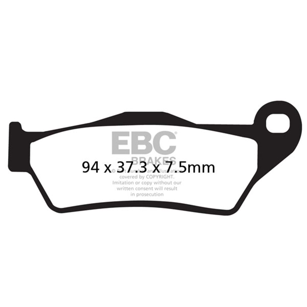 181 EBC SİNTERLİ ARKA BALATA KTM1050 1190 1290, SİNTERLİ ÖN BALATA TIGER800 TENERE700