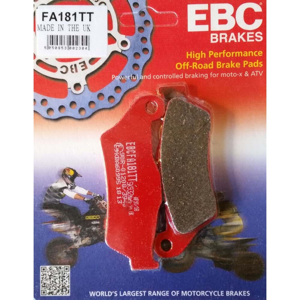 181 EBC CARBON ÖN BALATA EXC250, XTZ660, TT600, G450 X (FA181TT)