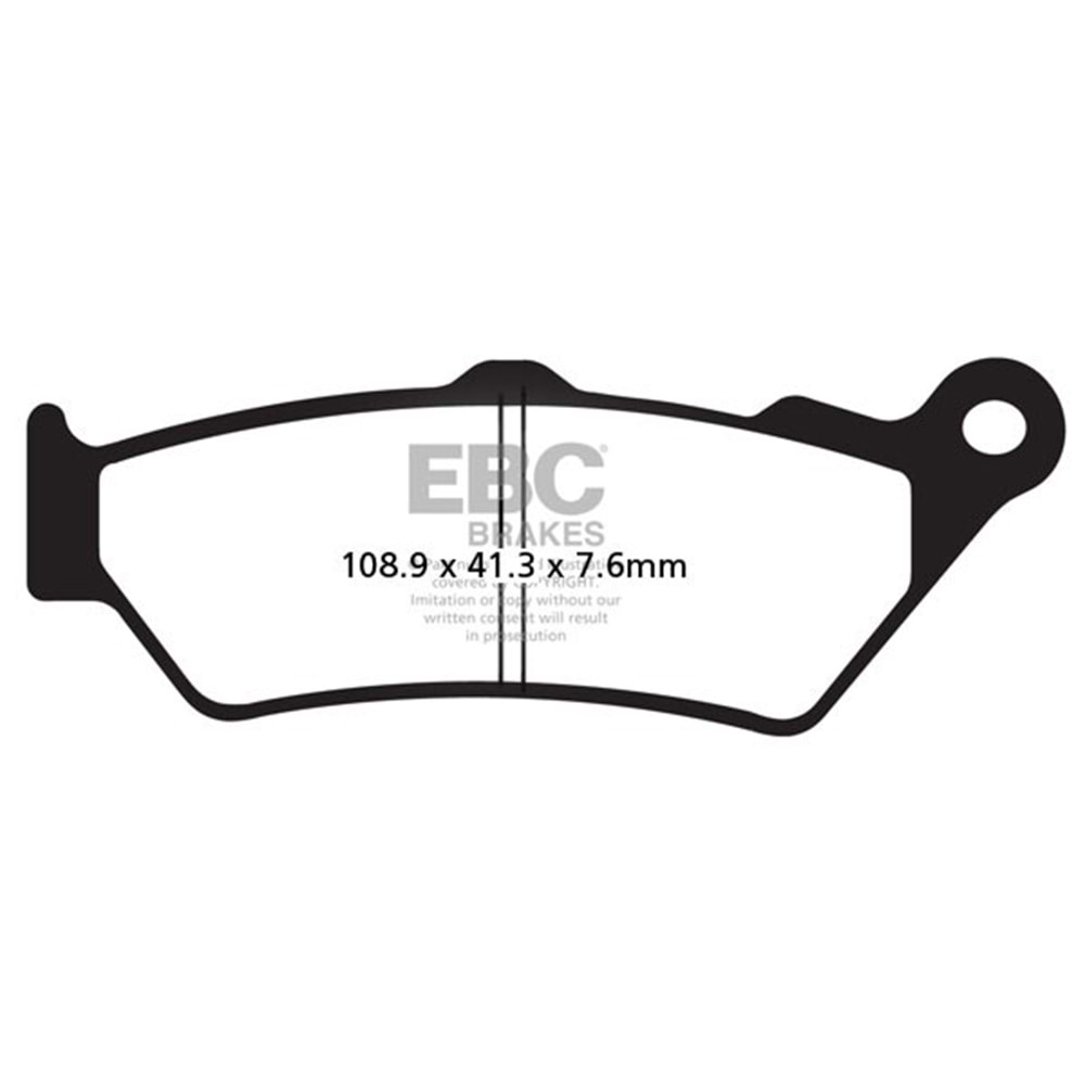 209 EBC SİNTERLİ BALATA F650 ÖN, R1200 ARKA, CB500 ÖN (FA209-2HH )