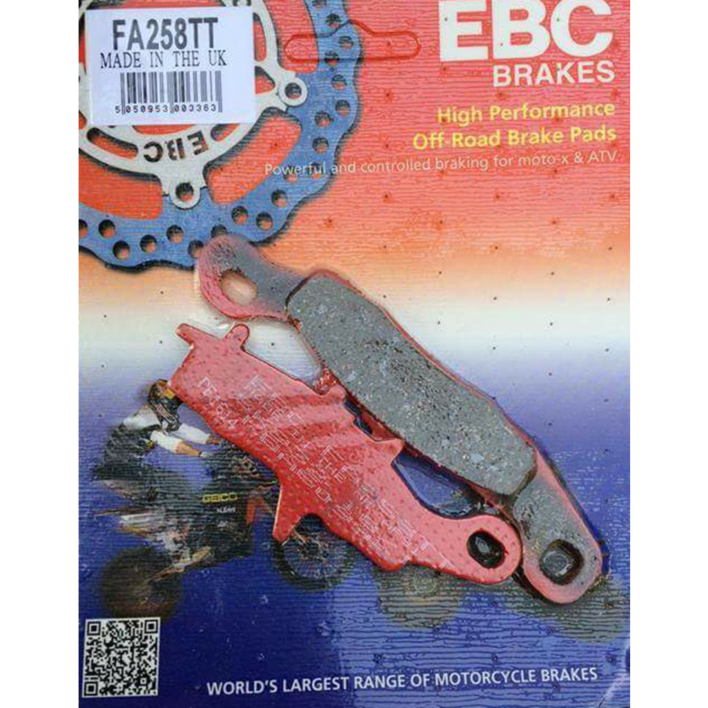 258 EBC KARBON OFFROAD BALATA KAWASAKİ KX 80, KX 85, KL 250, KLX 250, SUZUKİ RM 85, RM 100 (FA258TT)
