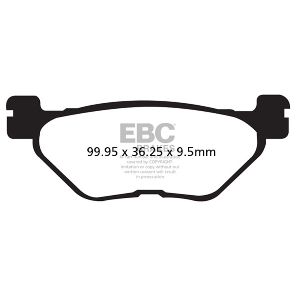 319 EBC SİNTERLİ BALATA ARKA GV650, FJR1300, XVS1300 (SFA319-2HH)