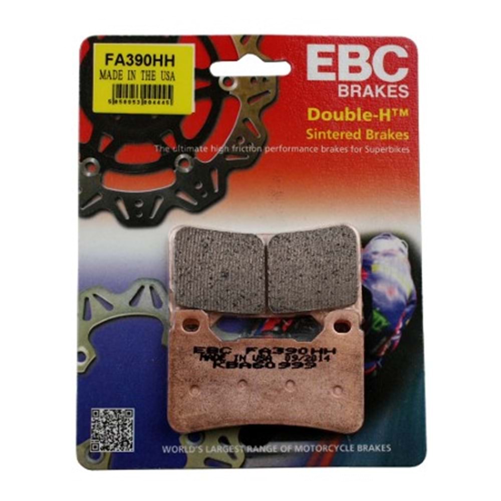 390 EBC SİNTERLİ BALATA ÖN CBR600 RR, CB1000 R, CBR1000 RR, VFR800 F (FA390HH)