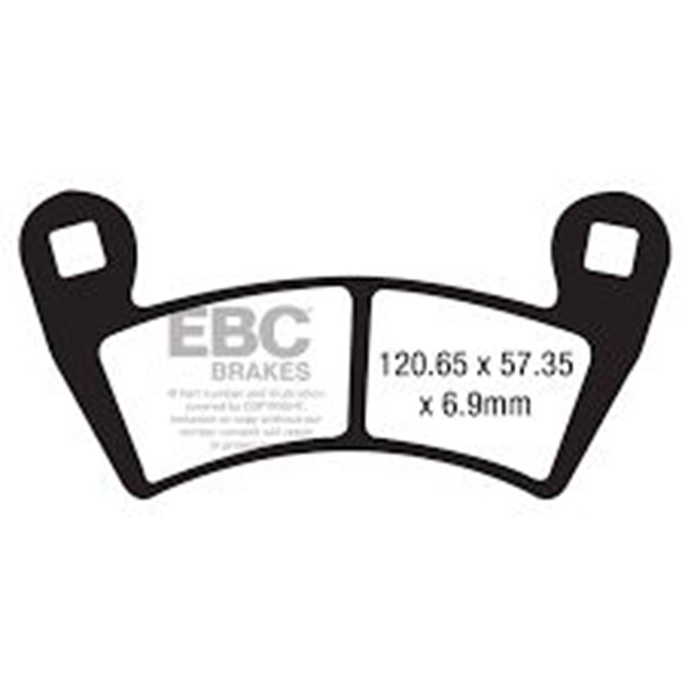 452 EBC DİSK BALATA POLARİS ATV 500, 700 , RZ-R 800, 1000 ÖN (FA452R)