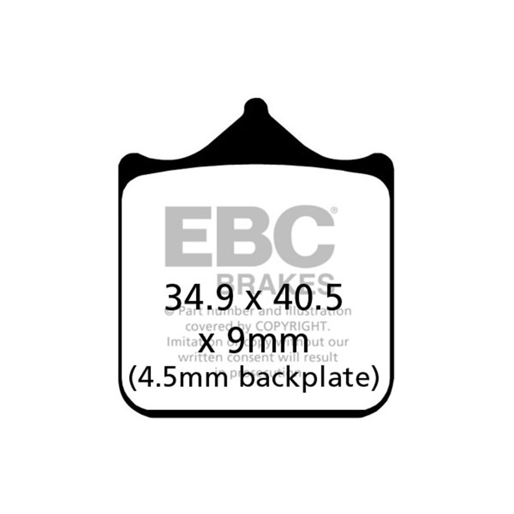 604 EBC Bmw S1000 R 14-19, S1000 RR 10-18 Disk Balata Ön (4 Adet) (FA604/4HH)