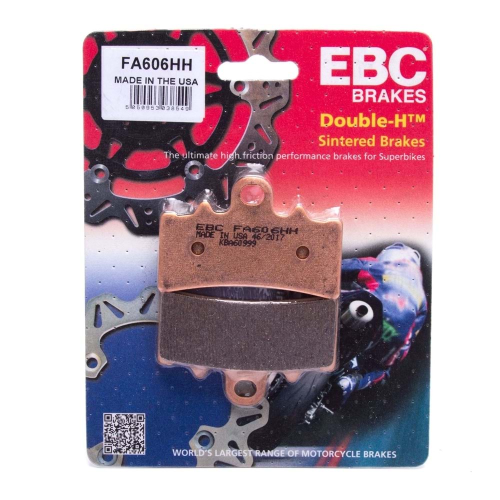 606 EBC SİNTERLİ BALATA ÖN DUKE, RC125, RC200, RC390 (FA606HH)