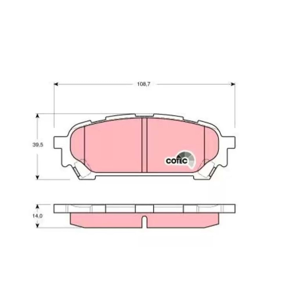 Disk Balata Subaru Forester, İmpreza Arka - TRW