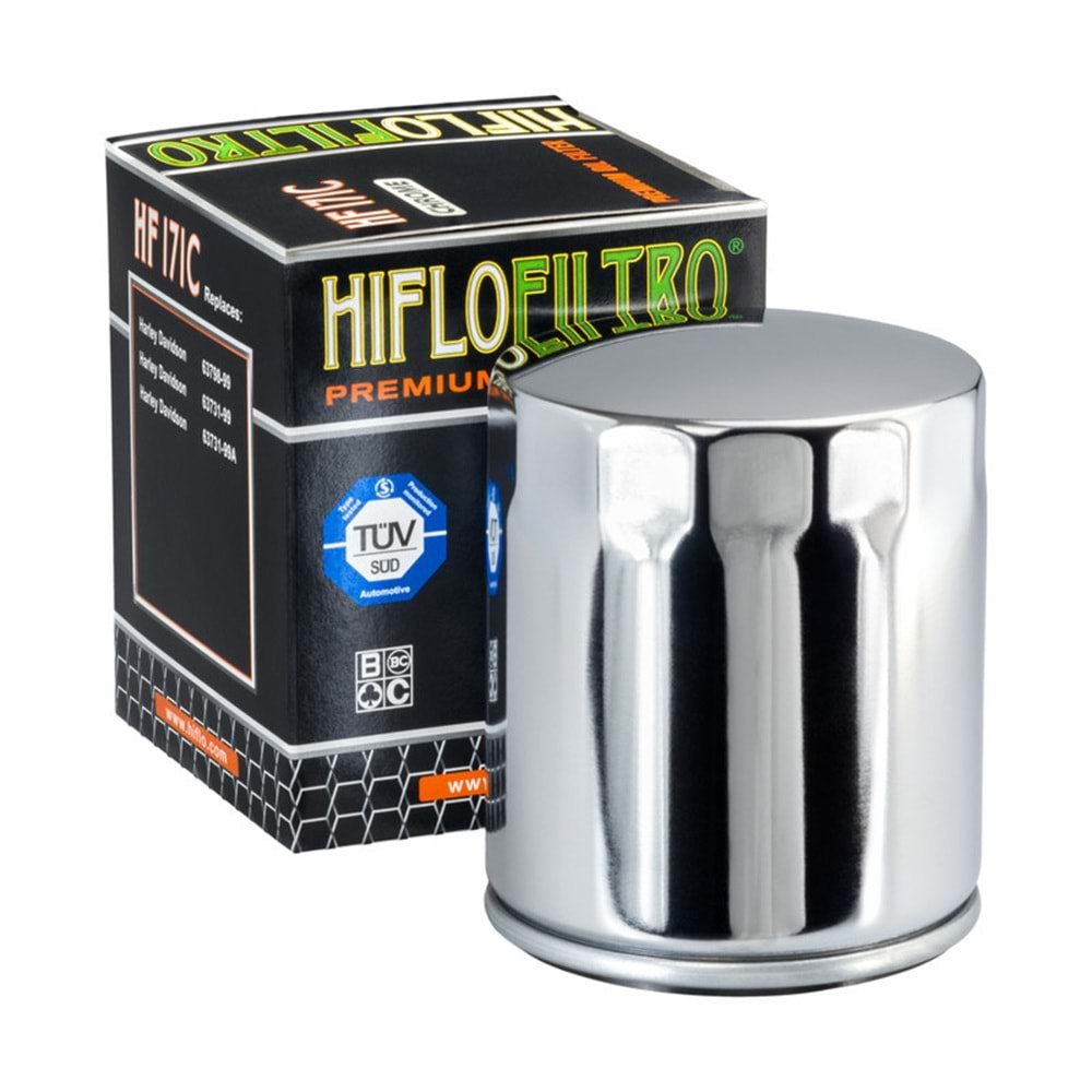 171 YAĞ FİLTRESİ KROM Harley Davidson - HIFLO HF171C