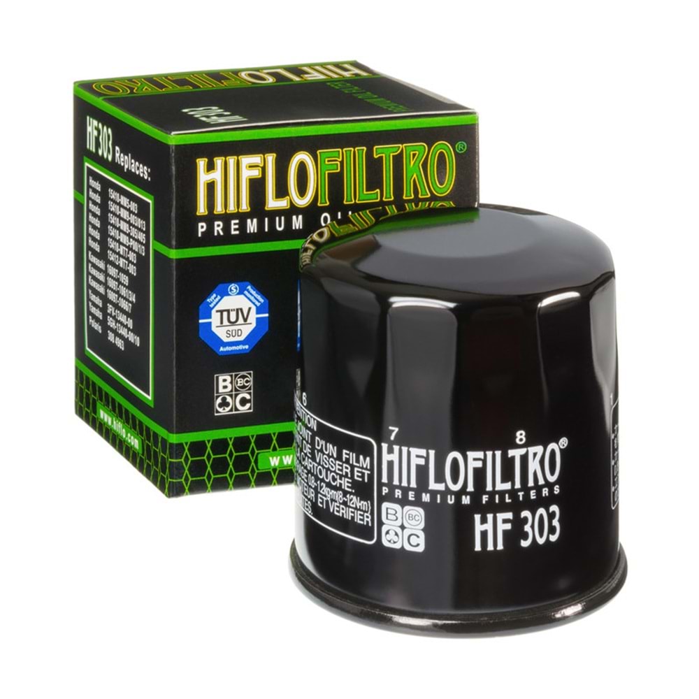 303 YAĞ FİLTRESİ VFR400, CBF500, CB600, ZX6, KLE650, Z1000 HIFLO HF303