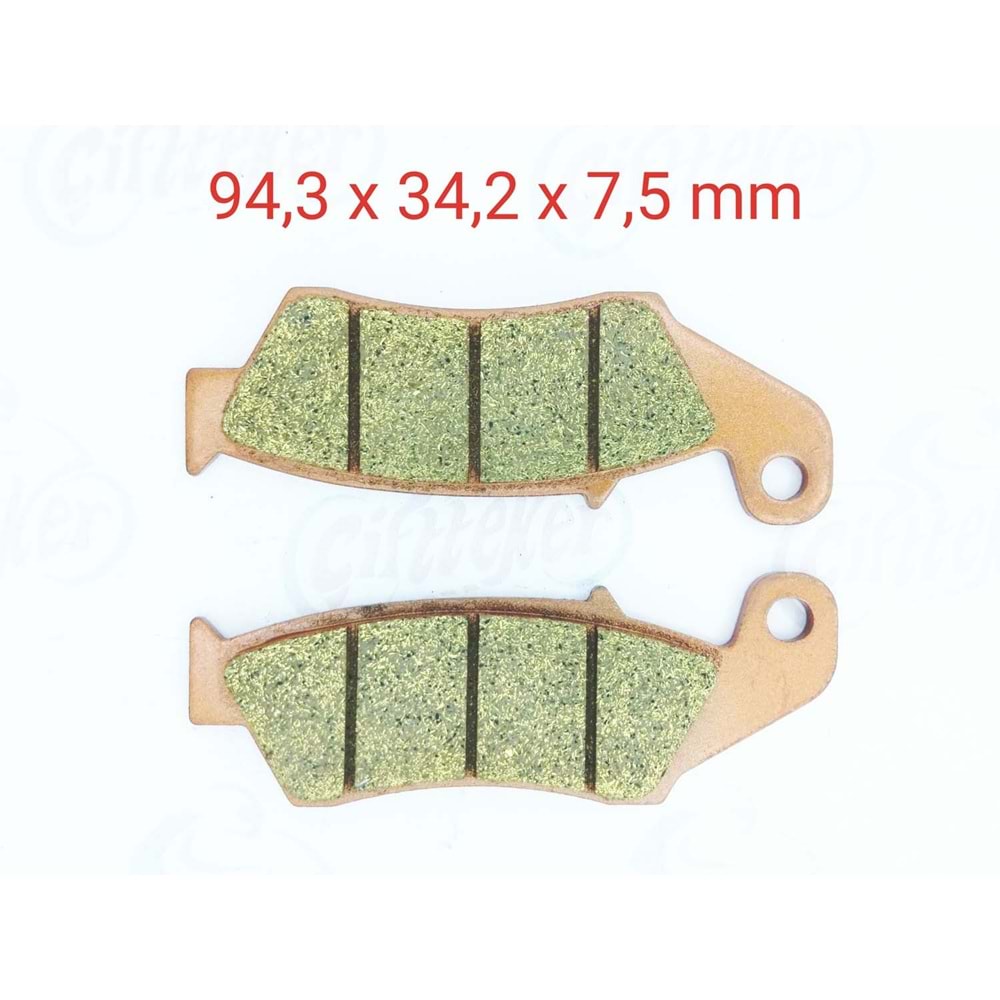 185 ÖN FREN DİSK BALATASI HONDA CRF 125-250-400 KAWASAKİ KLX 250 YAMAHA YZ 250-400-450