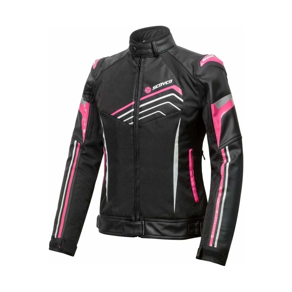 Scoyco Jk153w Dört Mevsim Kadın Motosiklet Montu Deri - PEMBE - S