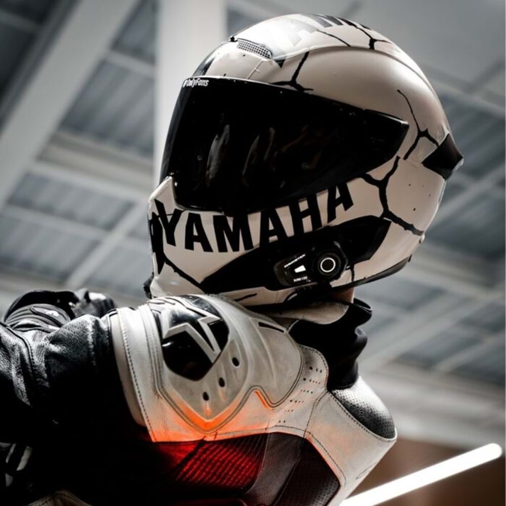 Knmaster KN6100 PRO Motosiklet Kask İnterkom Bluetooth Intercom Kulaklık Seti