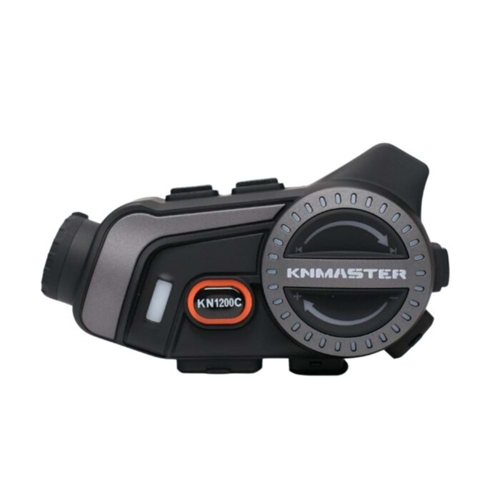 KNMASTER KN1200C Kameralı Motosiklet Bluetooth Intercom Kulaklık Seti