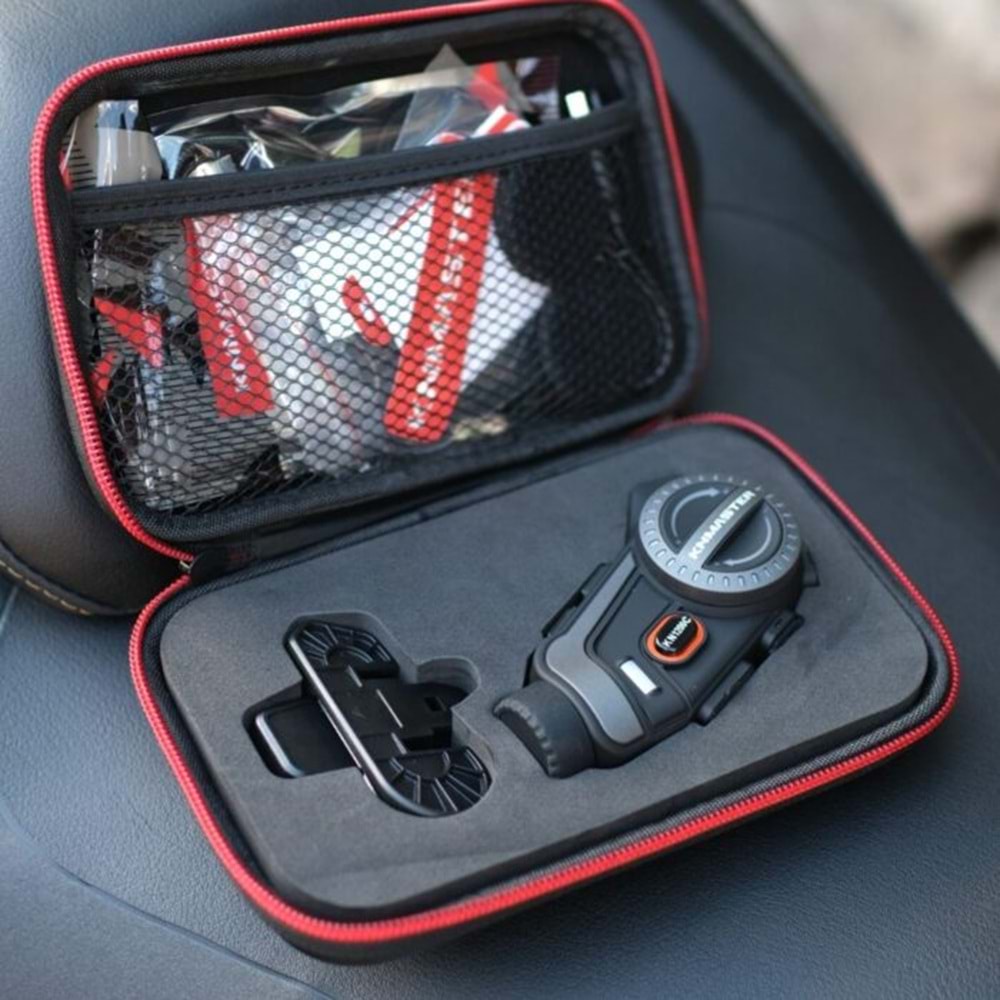 KNMASTER KN1200C Kameralı Motosiklet Bluetooth Intercom Kulaklık Seti