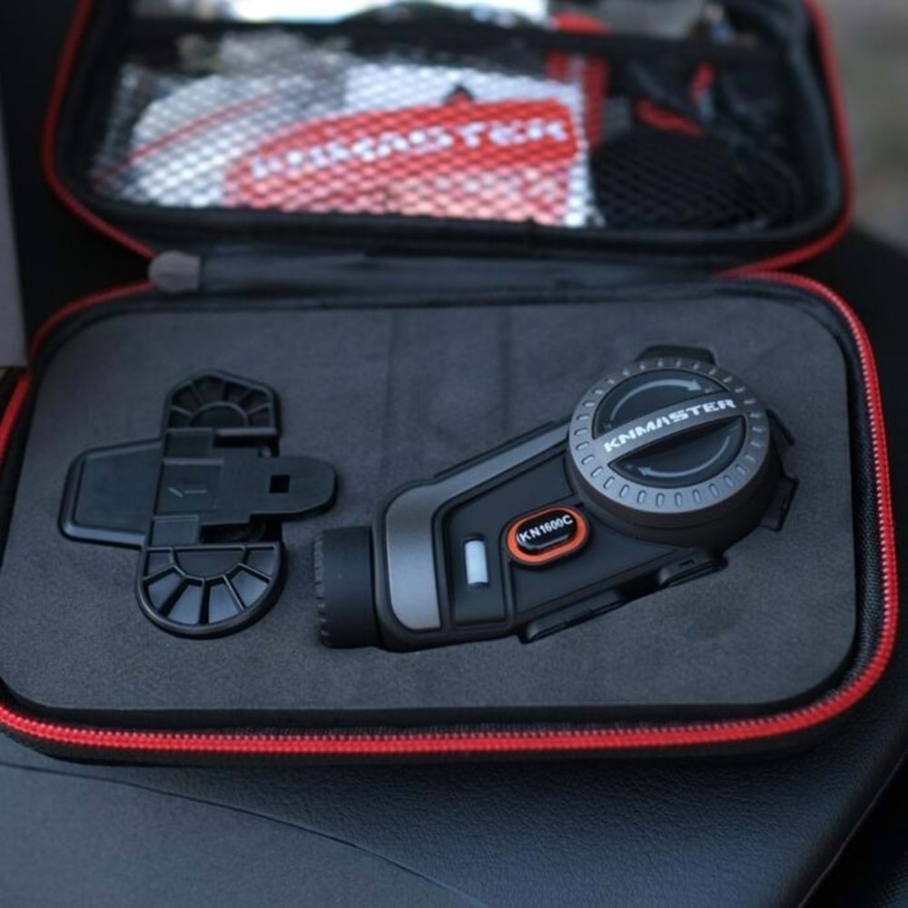 KNMASTER KN1600C PRO Kameralı Motosiklet Kask İnterkom Bluetooth İntercom Kulaklık Seti