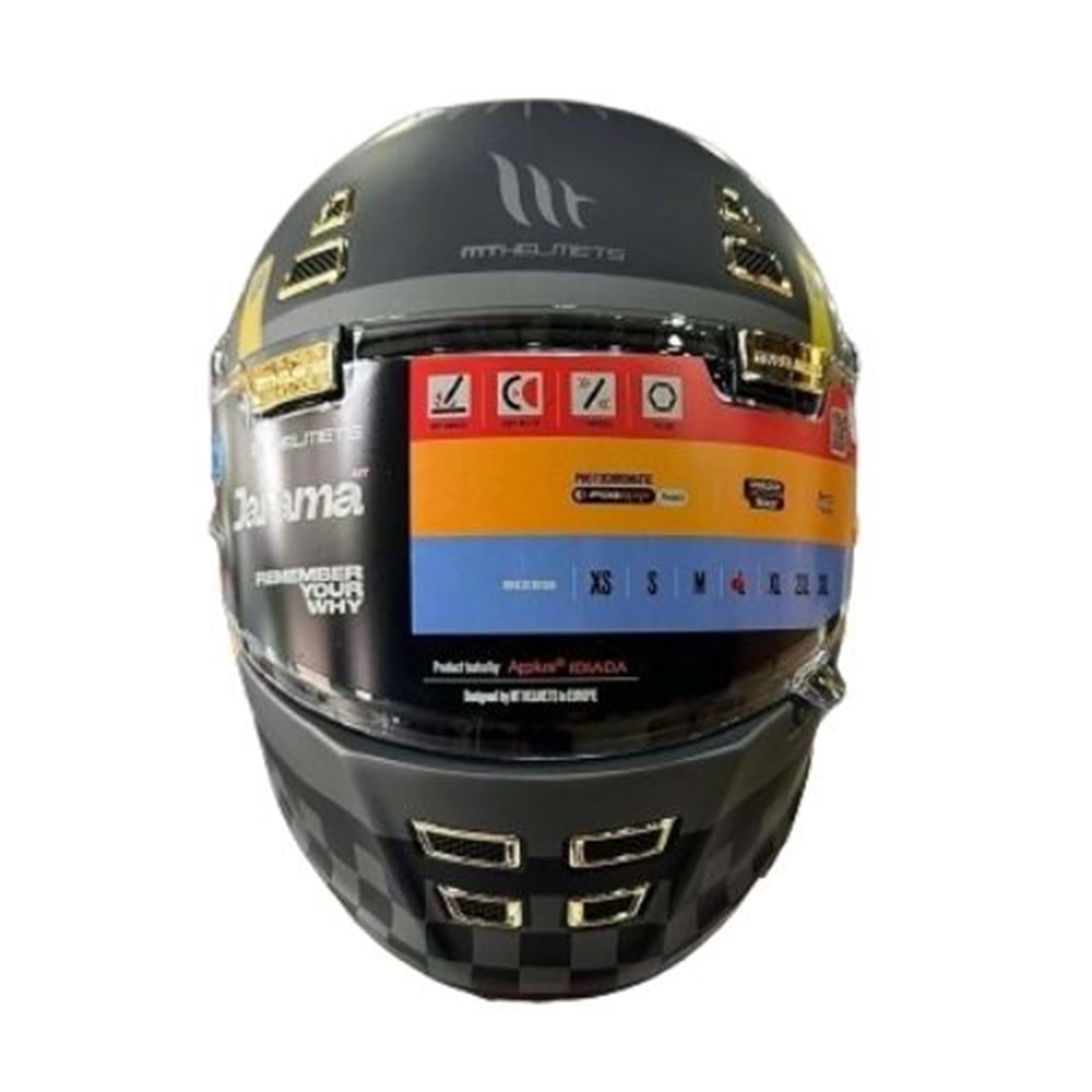 Mt Kask Retro Jarama Zone C1 Mat Siyah - L Beden