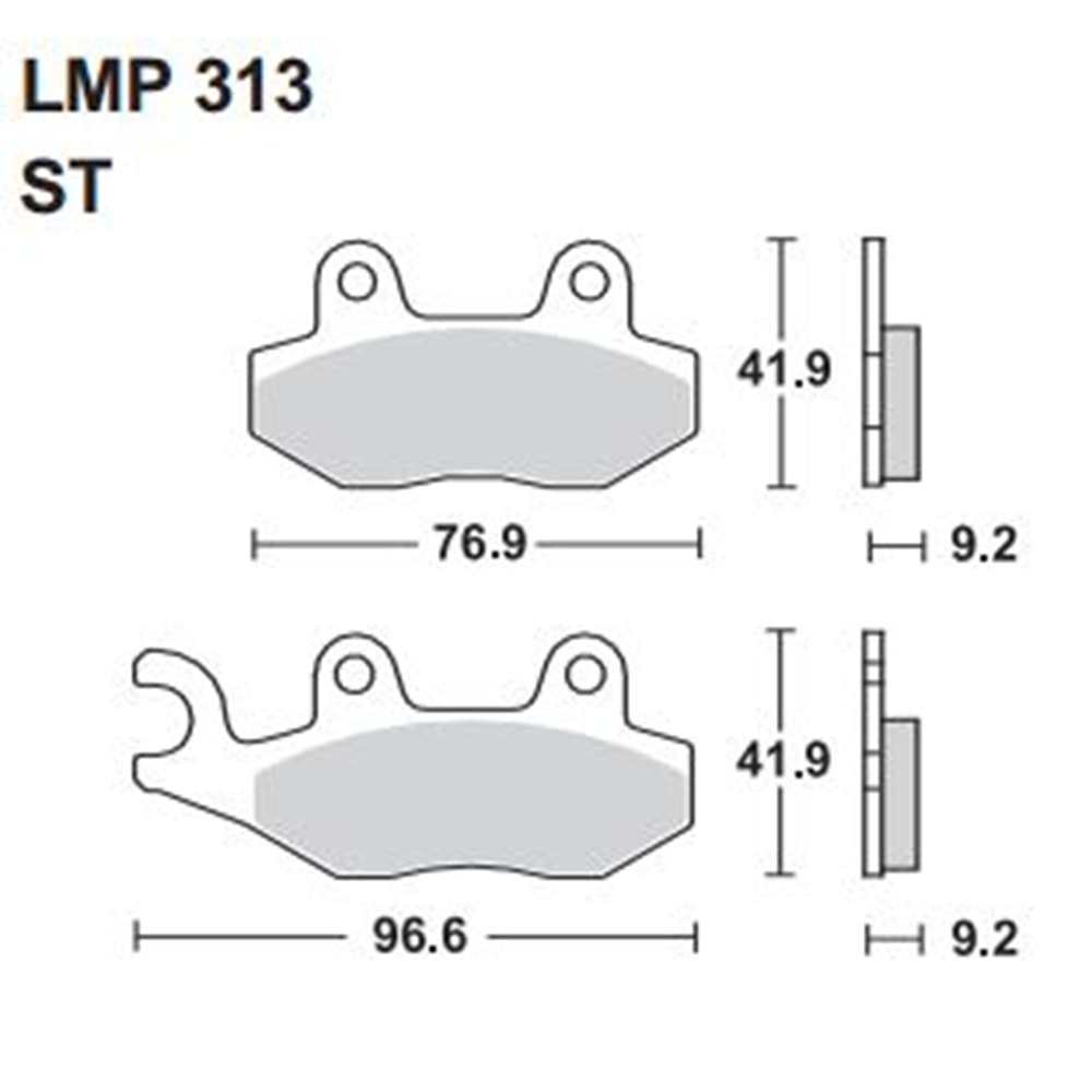 228 AP RACİNG LMP313 ST ORGANİK DİSK BALATA