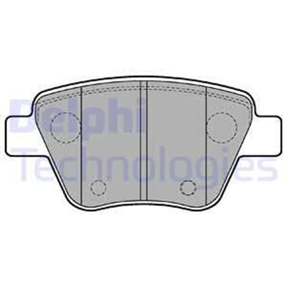 Disk Balata Vw, Seat, Skoda, Audi, Ford, Arka