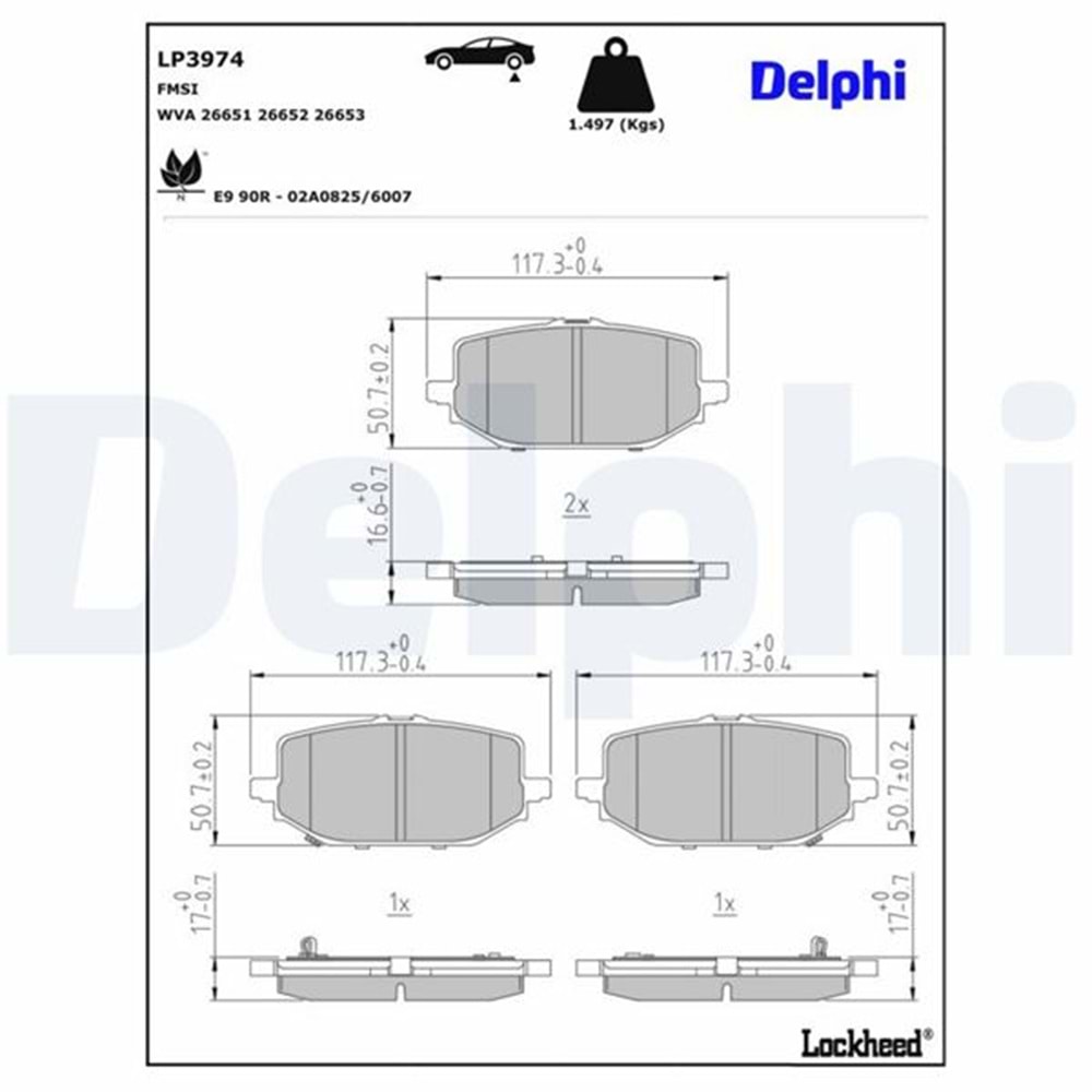Disk Balata Arka Honda HR-V 2.0, Accord, E-Hev 2024