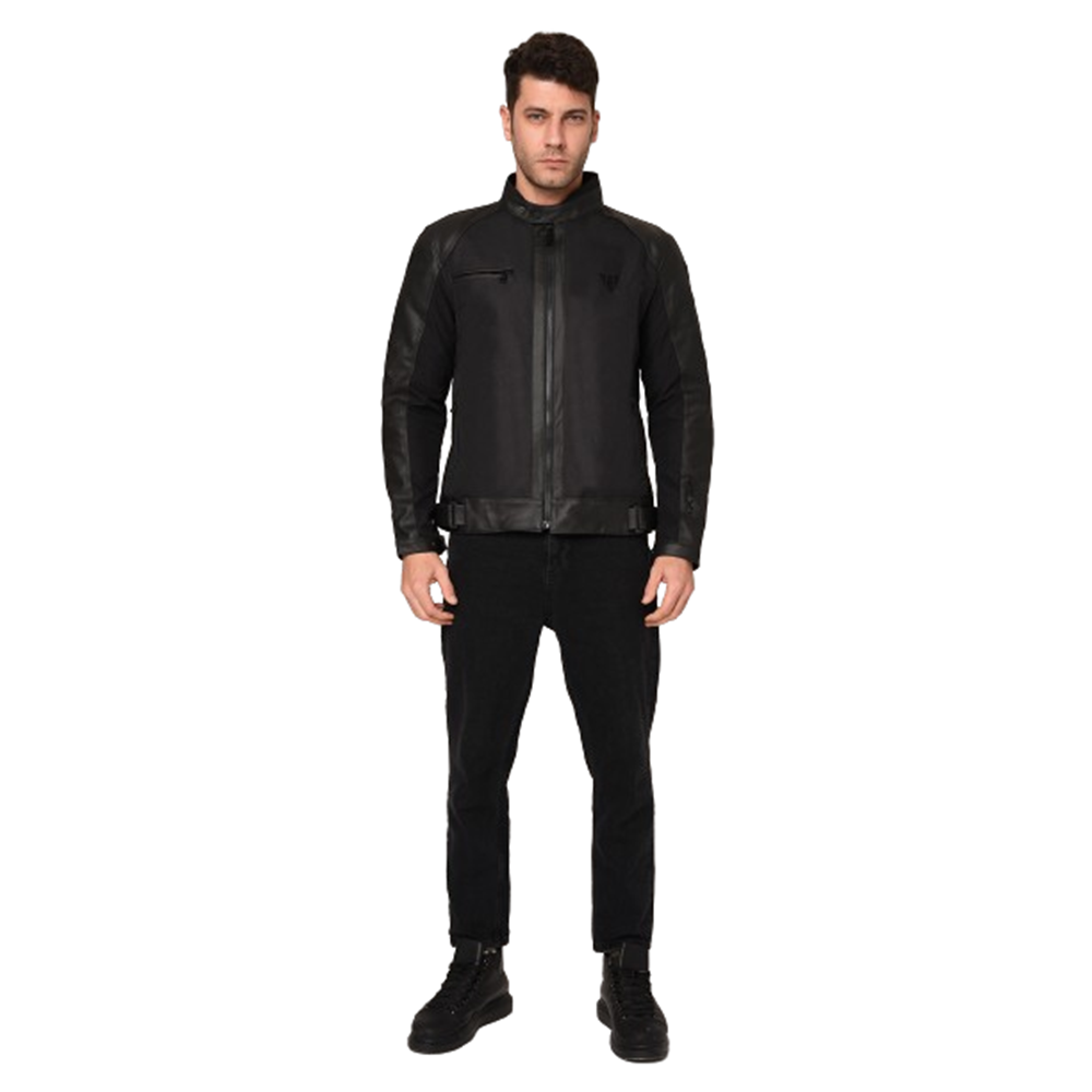 VEXO CARRERA DERİ MEVSİMLİK SİYAH MONT (2XL)
