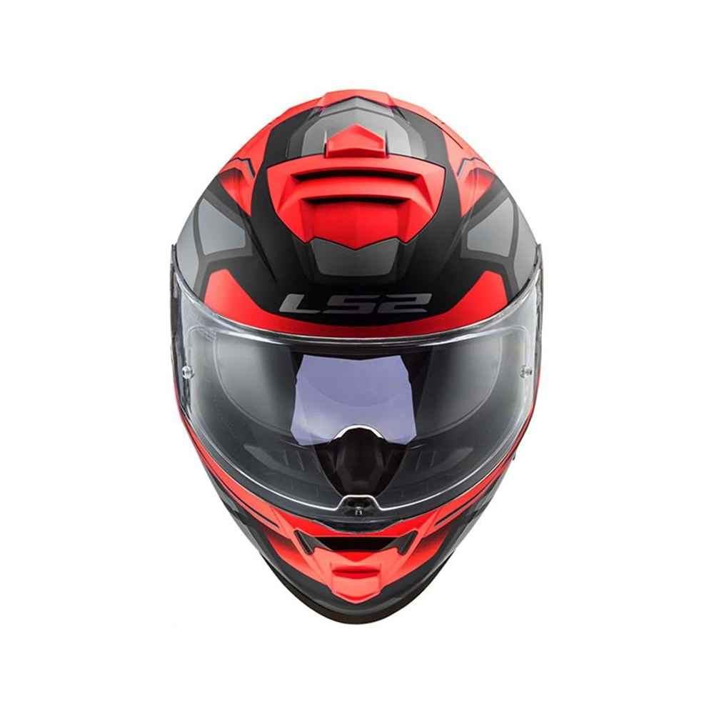 Ls2 Kask Storm Faster Mat Kırmızı Titanium - 2Xl Beden