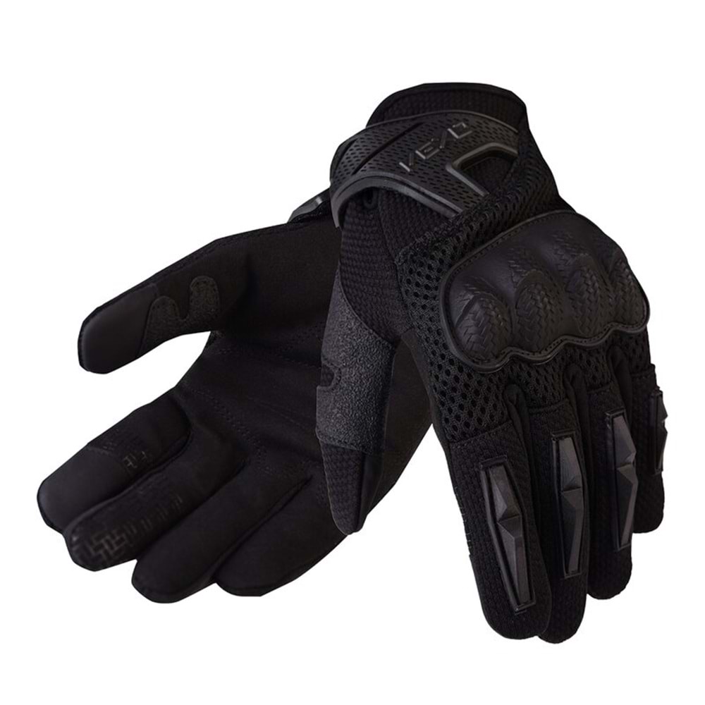 VEXO AERO PLUS MOTOSİKLET ELDİVENİ SİYAH - 2XL BEDEN
