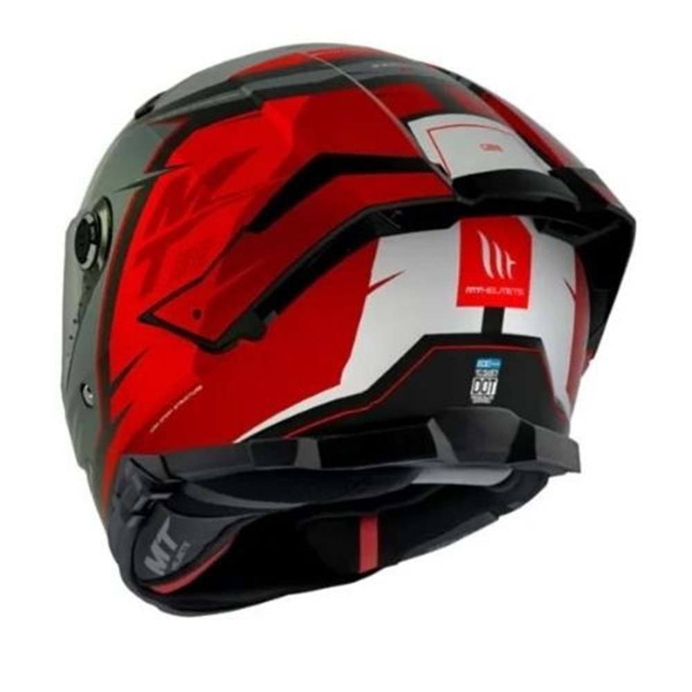 Mt Kask Thunder 4 Sv Pental B5 Mat İnci Kırmızı - Xl Beden
