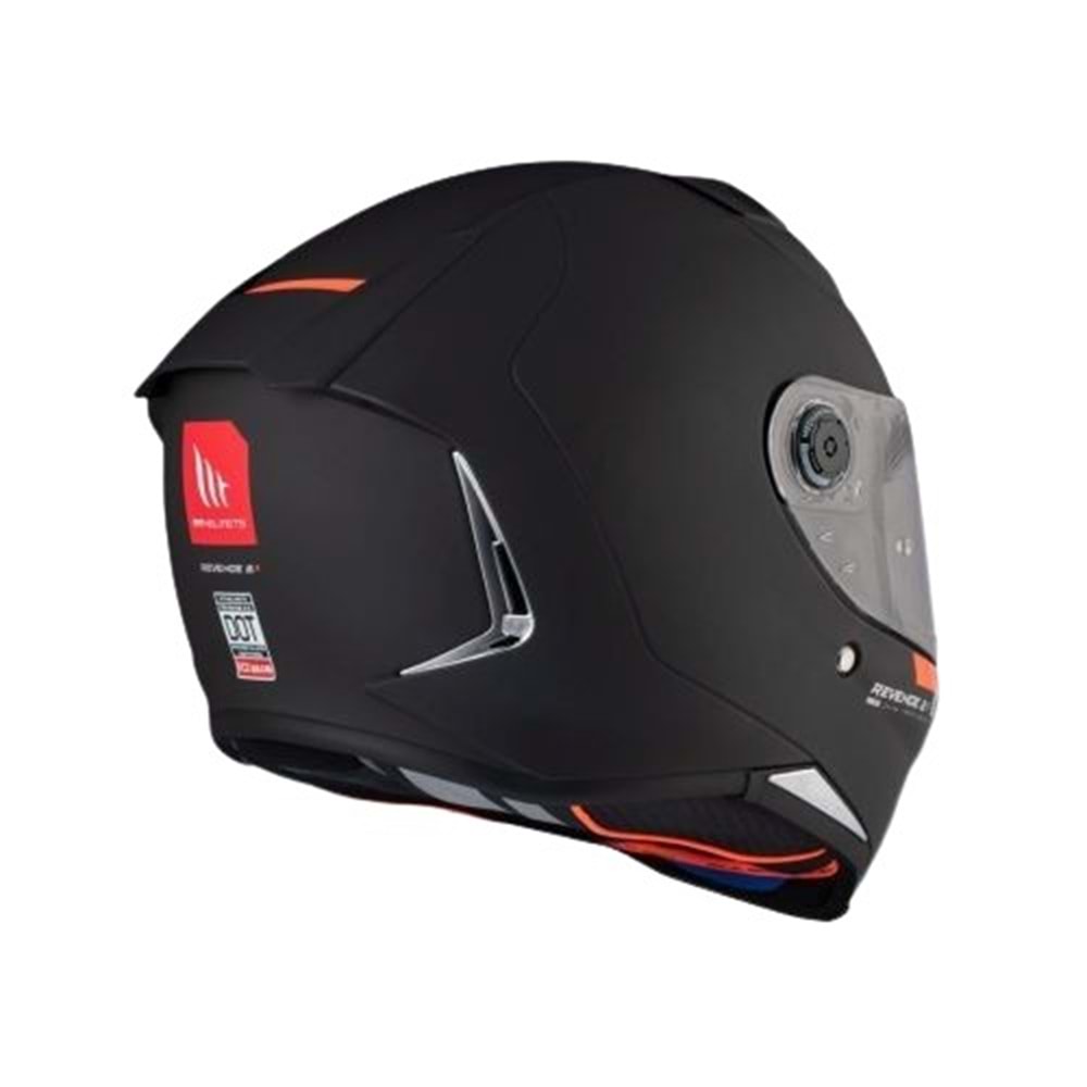 Kask Mt Revenge 2 S Solıd A1 Mat Siyah - M