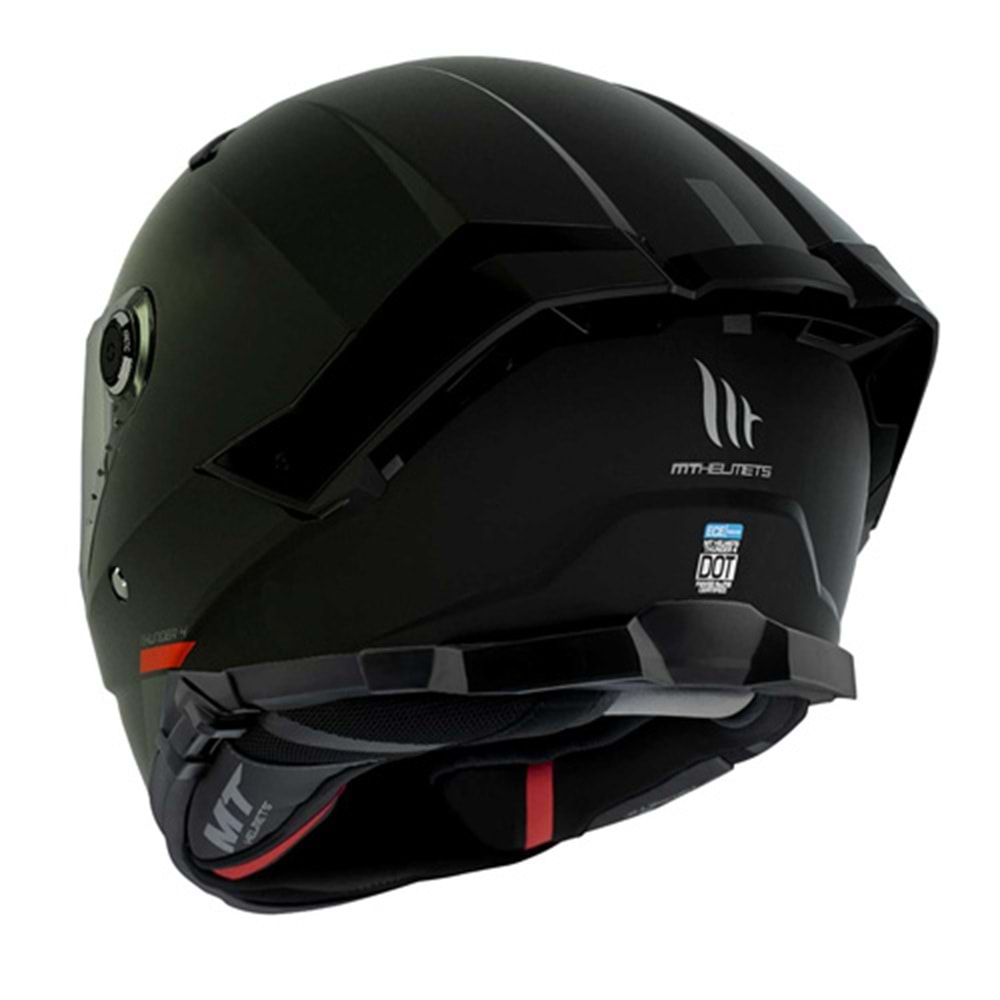 Mt Kask Thunder 4 Sv A1 Mat Siyah - S Beden