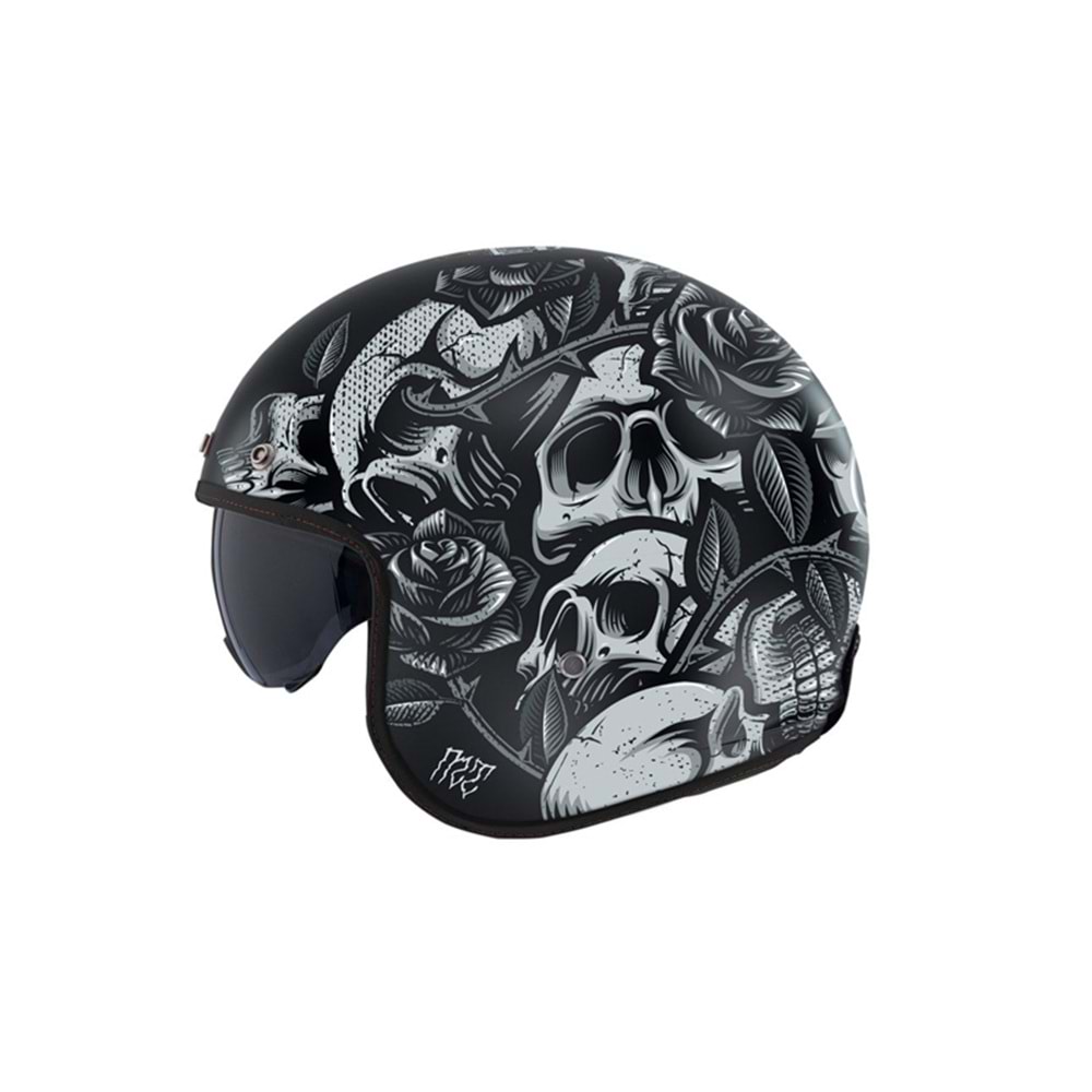 MT Kask Le Mans 2 Breakout Motosiklet Kaskı Mat Siyah - M Beden