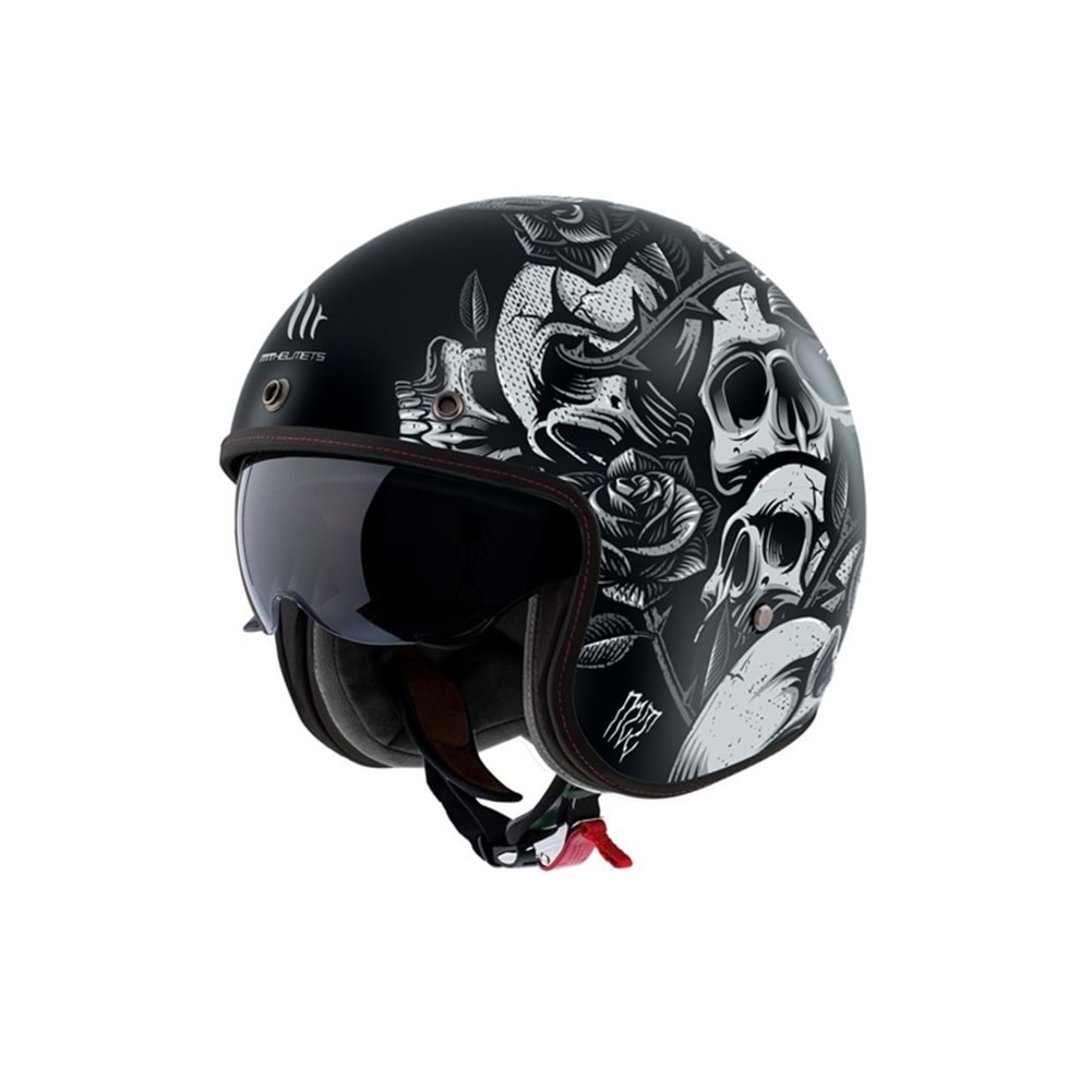 MT Kask Le Mans 2 Breakout Motosiklet Kaskı Mat Siyah - XL Beden