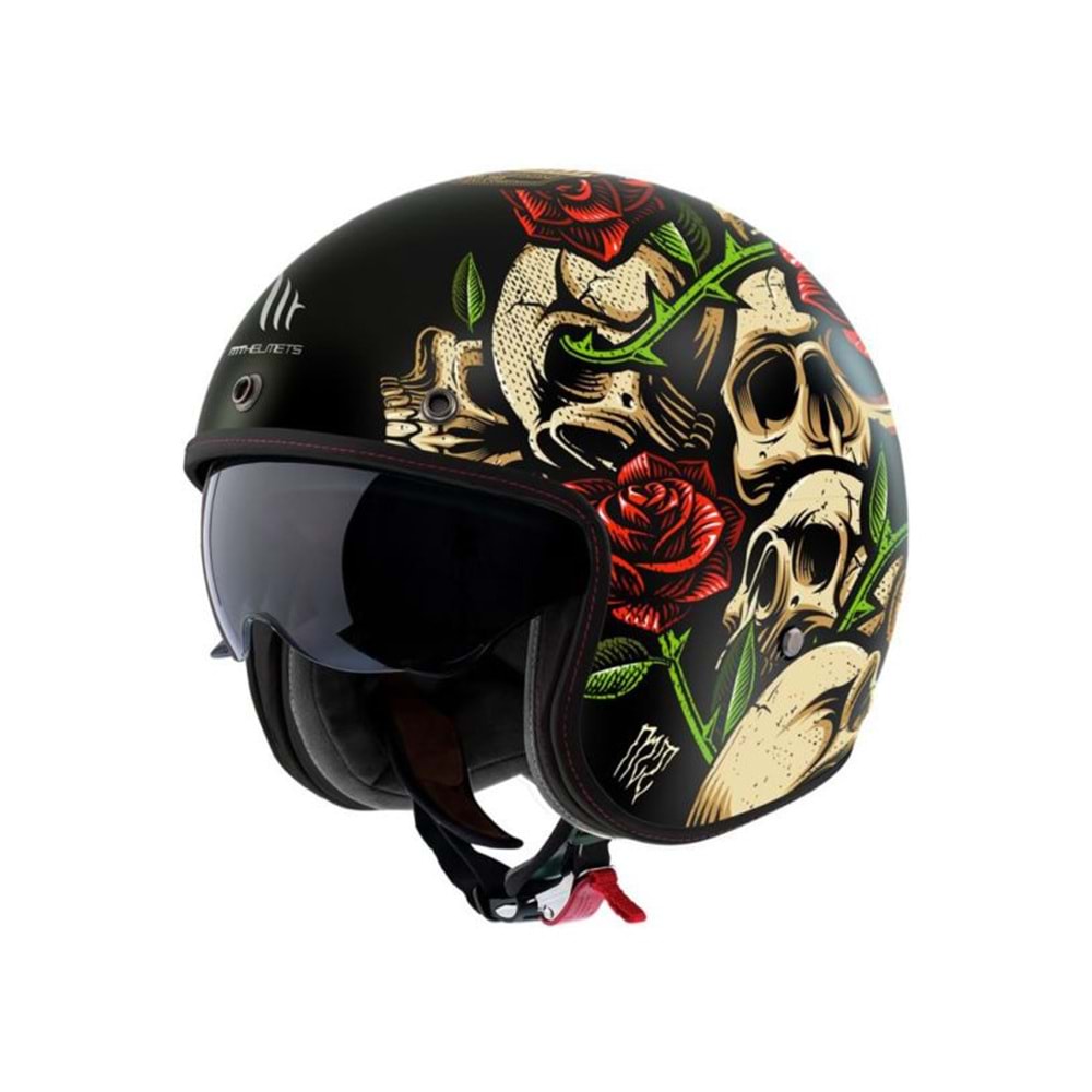 MT Kask Le Mans 2 Breakout B2 Motosiklet Kaskı Siyah - L Beden