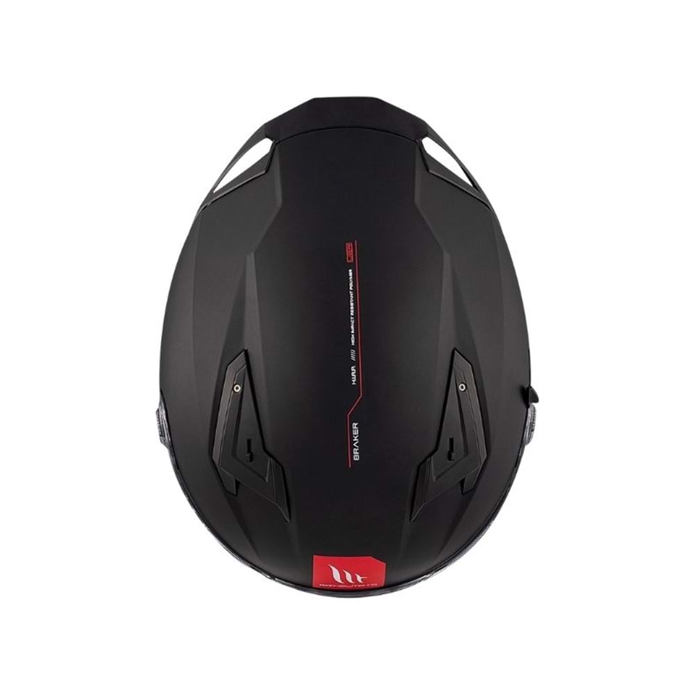MT Kask Braker A1 Mat Siyah Motosiklet Kask - L Beden