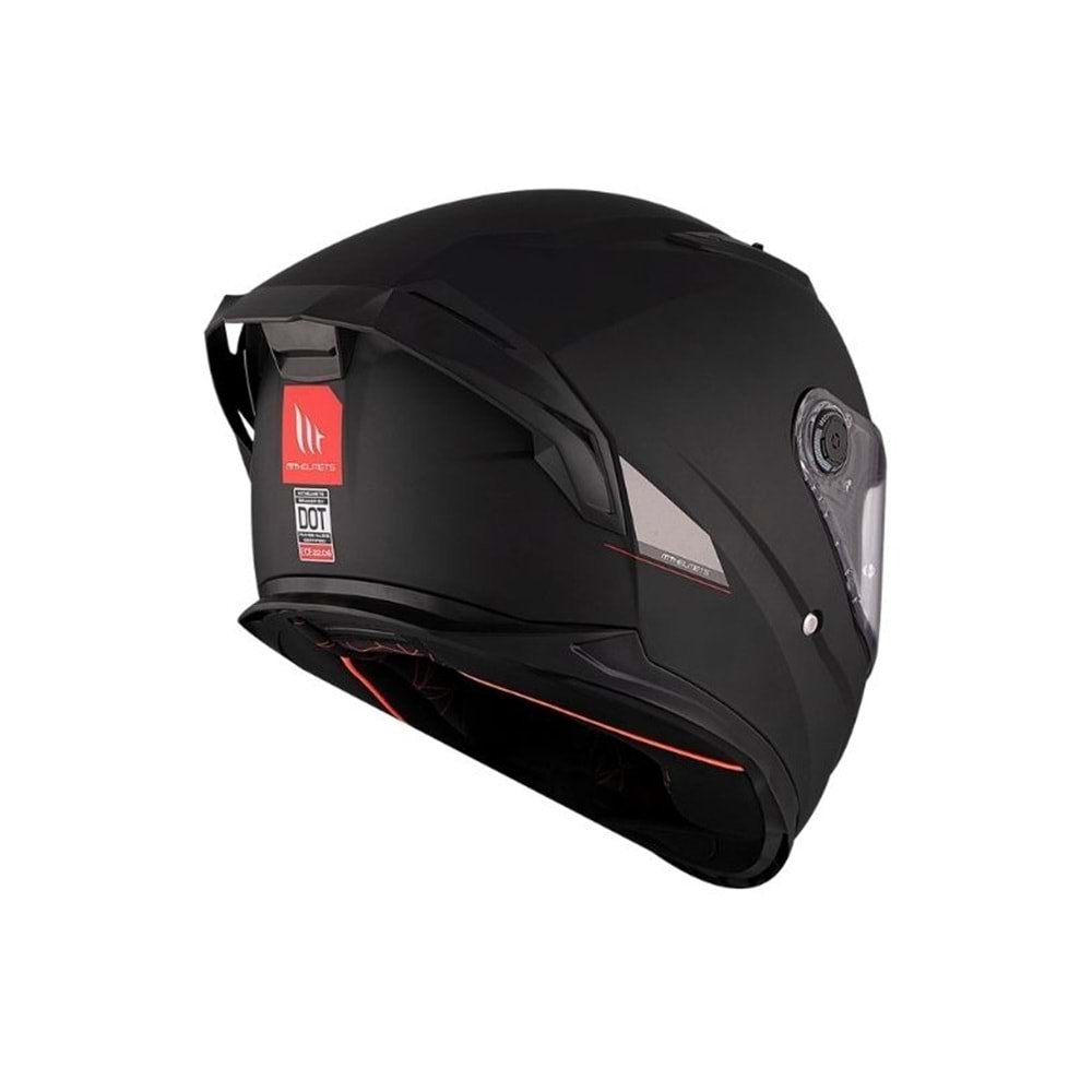 MT Kask Braker A1 Mat Siyah Motosiklet Kask - L Beden