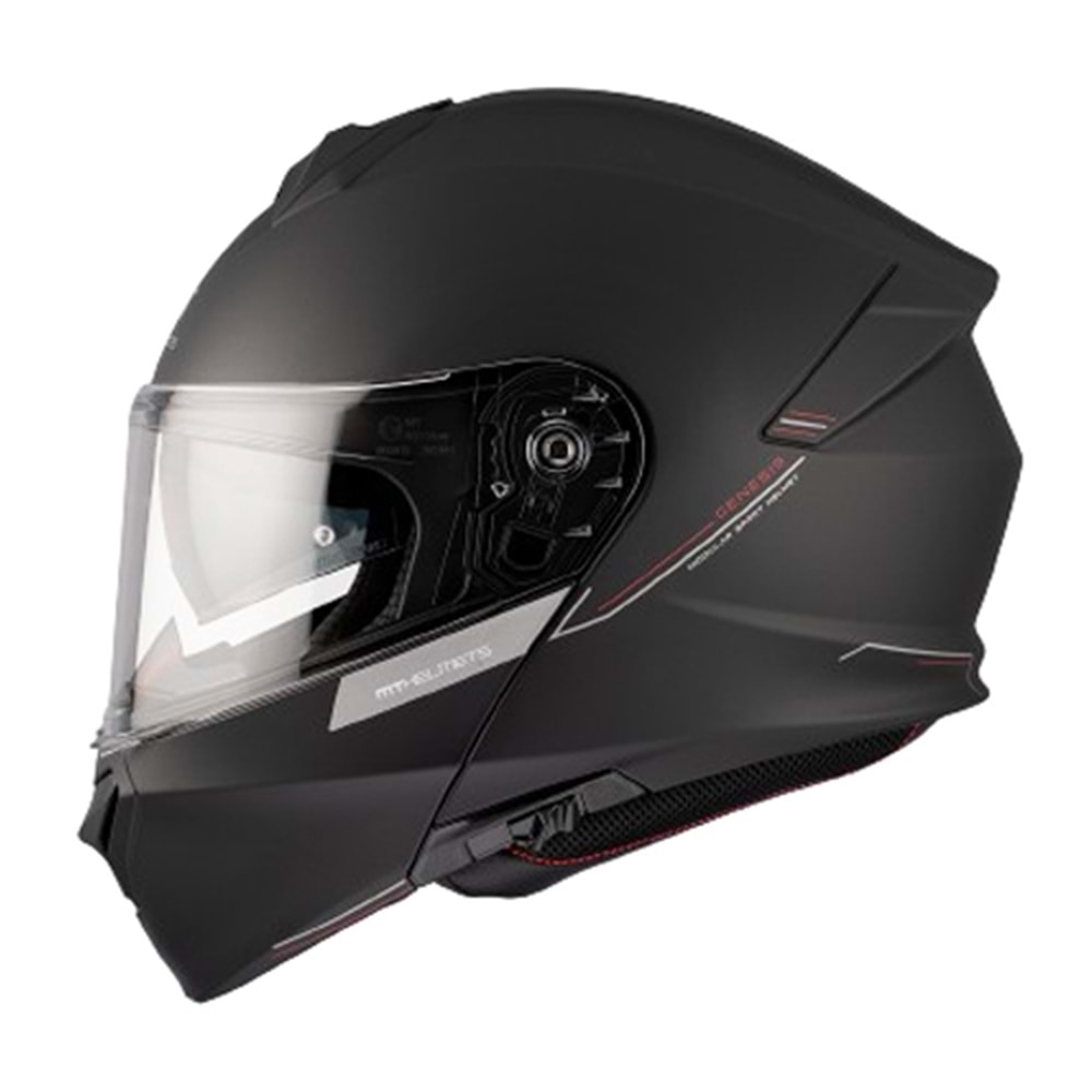 MT Kask Genesis Sv A1 Solıd Mat Siyah - L Beden