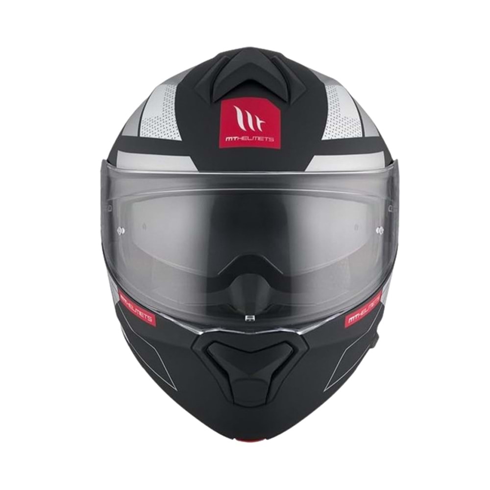 MT Kask Genesis Sv B2 Talo Mat Siyah Gri - S Beden
