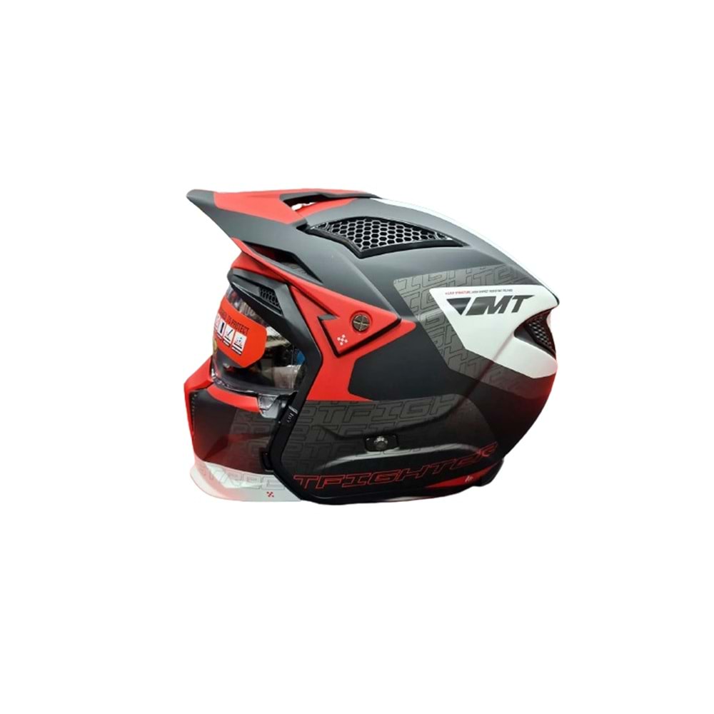 Kask Mt Street Fıghter Sv Totem B15 Mat İnci Kırmızı - S Beden