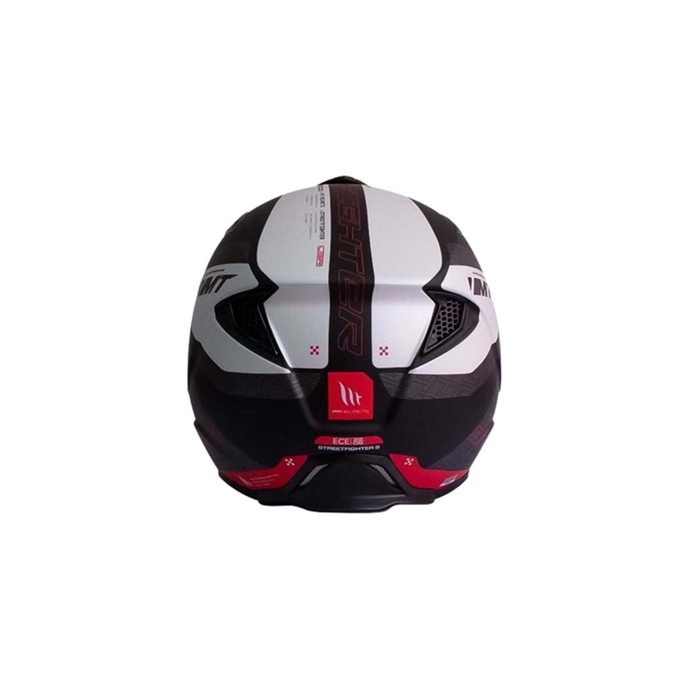 Kask Mt Street Fıghter Sv Totem B15 Mat İnci Kırmızı - S Beden