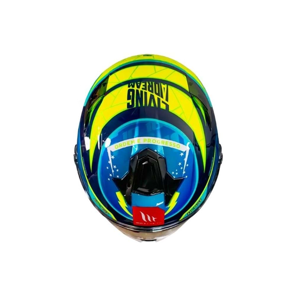Kask Mt Targo S Dıogo Moreıra C7 Parlak Mavi - XL Beden