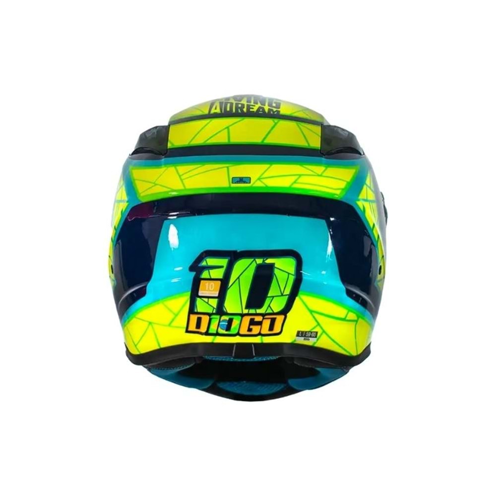Kask Mt Targo S Dıogo Moreıra C7 Parlak Mavi - XL Beden