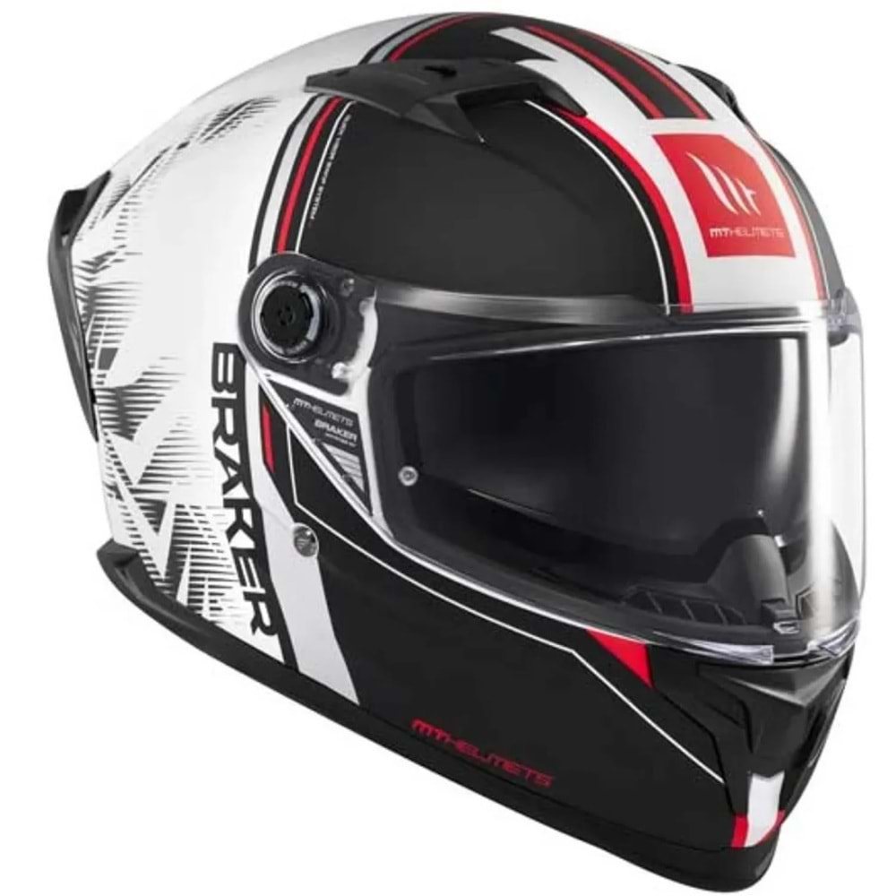MT Kask Braker Charm A1 Mat Motosiklet Kask - MAT SİYAH - L