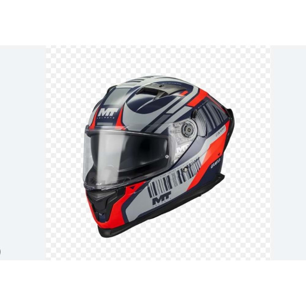 MT Kask Braker Cockpit C5 Parlak Mavi Motosiklet Kask - L Beden