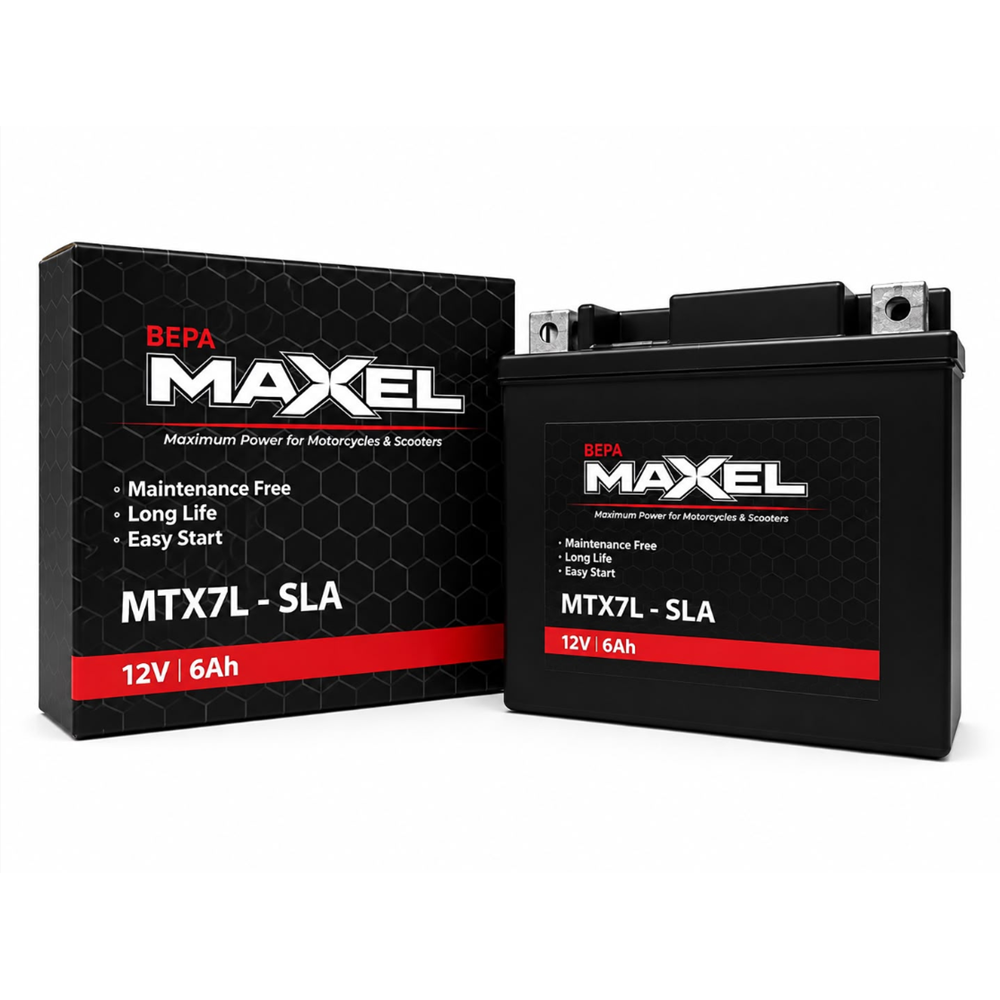 MAXEL MTX7L-SLA 12V-6 AMPER BAKIMSIZ AKÜ