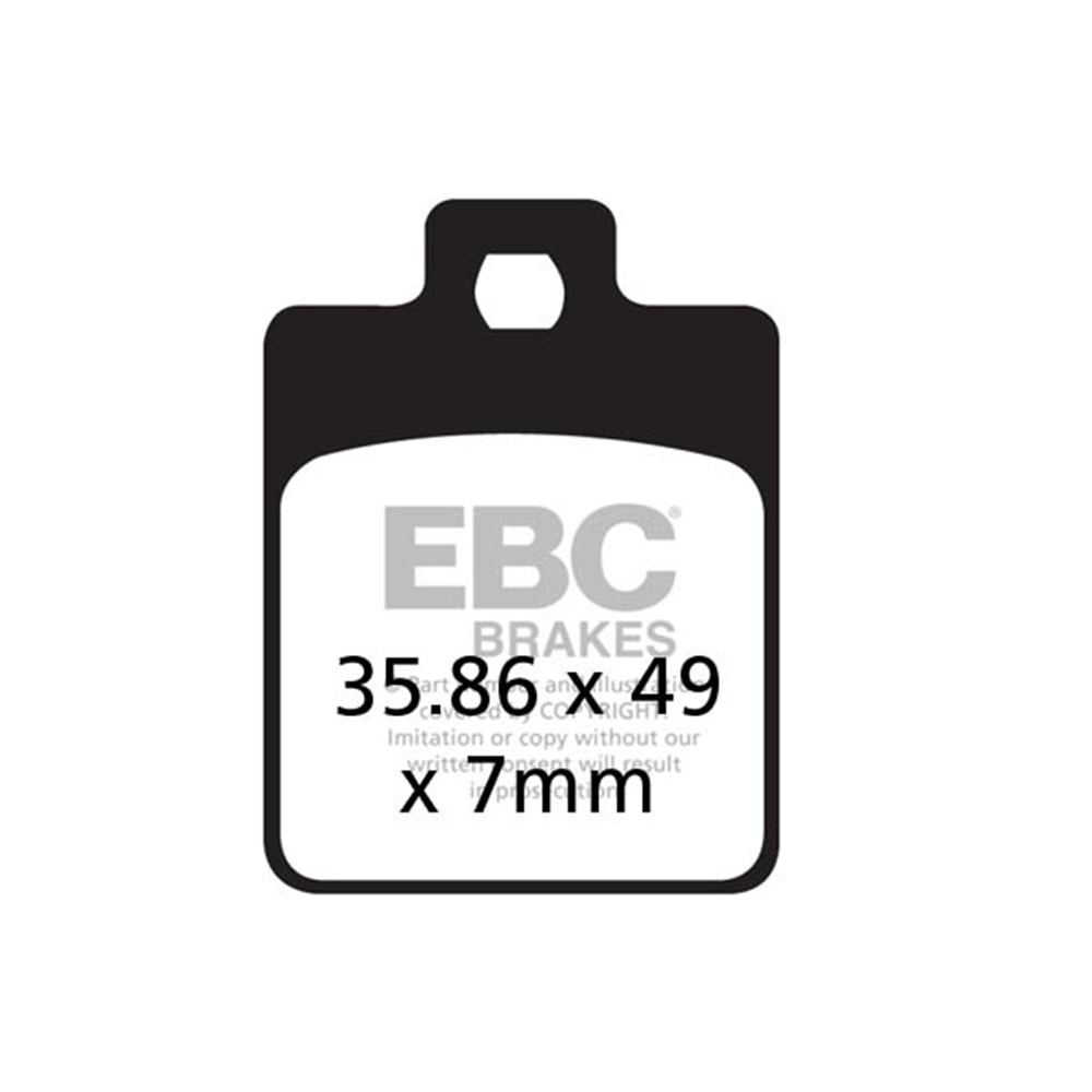 260 EBC SYM SYMPHONY 125SR/ST, VESPA LX/S150 , PEUGEOT TWEET ÖN FREN BALATASI