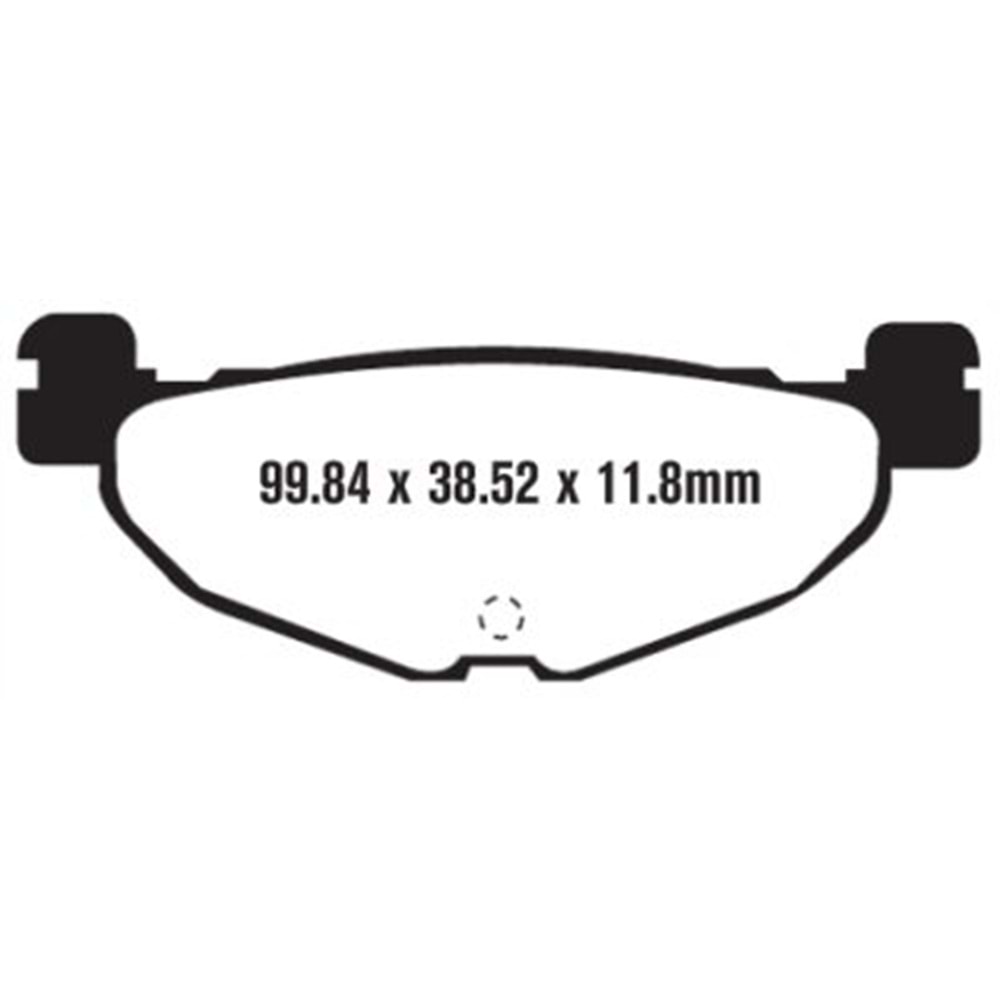 408 EBC ORGANİK DİSK BALATA YAMAHA YP400 S MAJESTY, CP250 (SFA408)