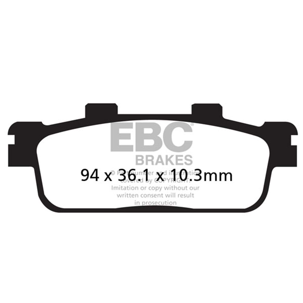 427 EBC SİNTERLİ SCOOTER DISC PAD (SFA427HH)