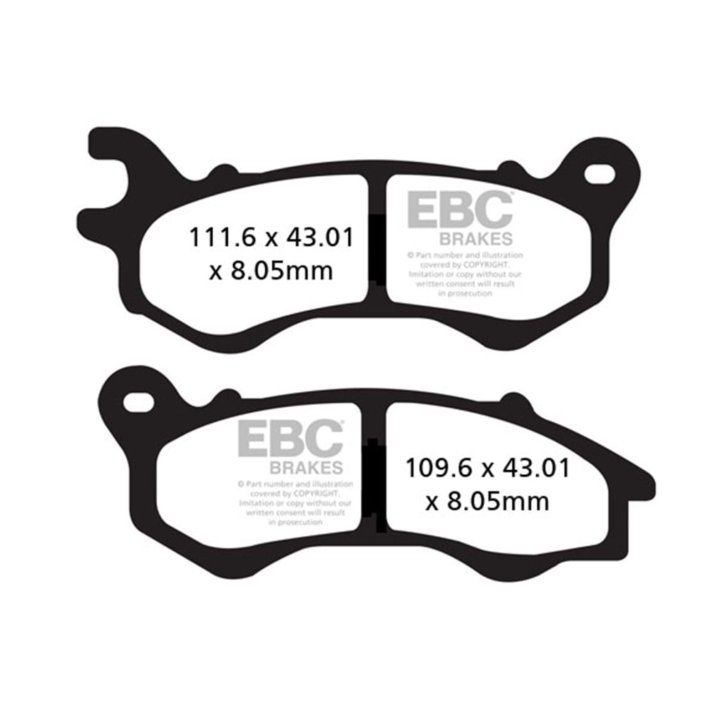 603 EBC FREN BALATA ÖN HONDA PCX125/150 12-20 , PEUGEOT DJANGO (SFA603)