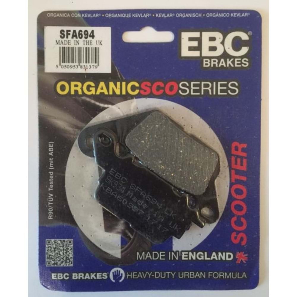 694 EBC ORGANİK BALATA ÖN NMAX125, NMAX155 (SFA694)