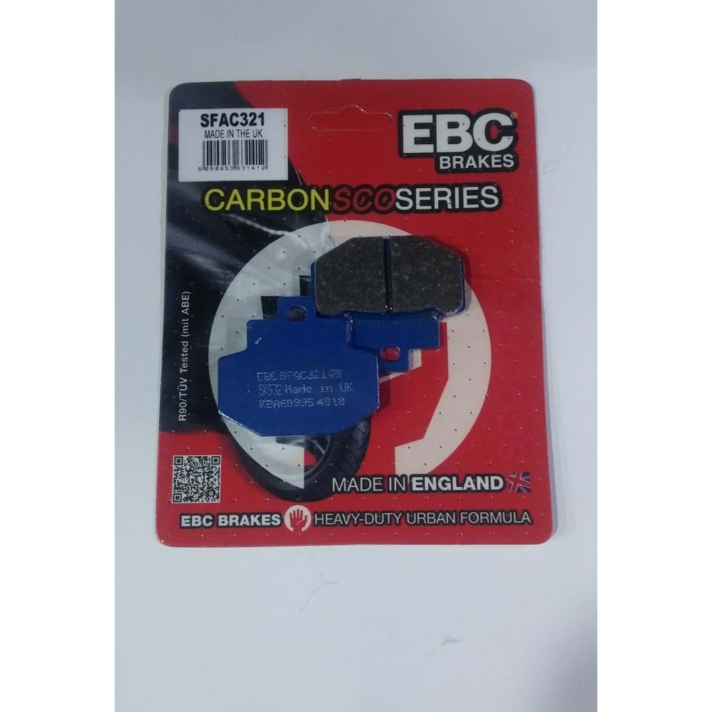 321 EBC FREN BALATASI ARKA CARBON VESPA GTS 250, GTS 300 (SFAC321)