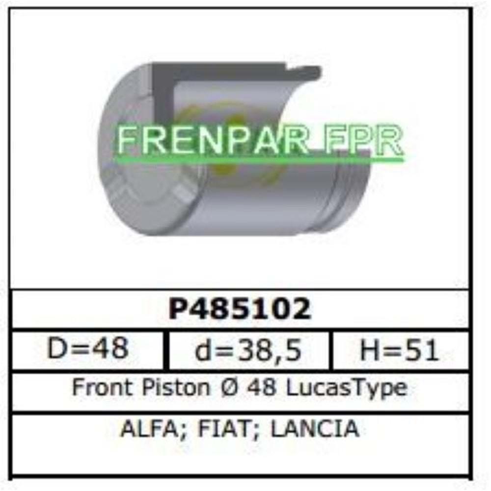 Fren Kaliper Pistonu Fiat, Tempra, Tipo, Uno Ön