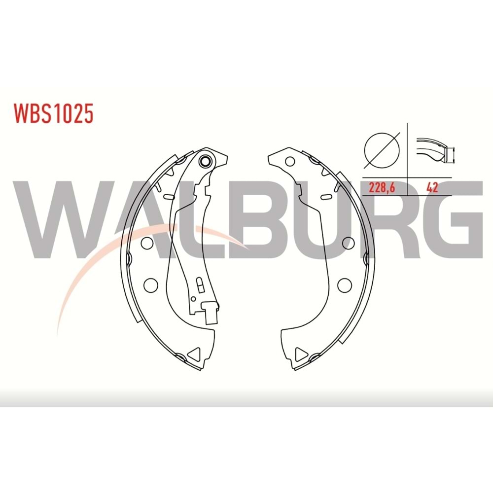 Kampana Balata Fiat Albea 1.3 MJT Levyeli Arka - WALBURG